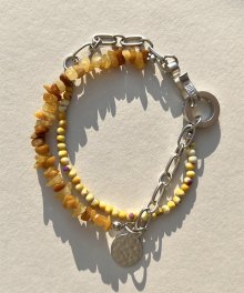 TANGERIN pebble layered bracelet(QA002)