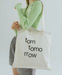 톰투머로우(TOMTOMORROW) wave logo bag [ivory]