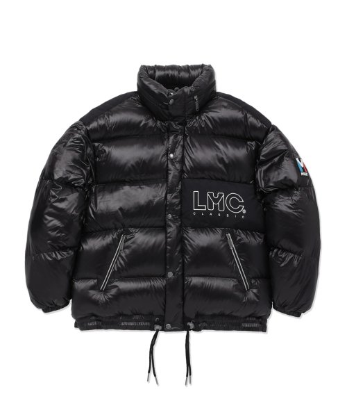 LMC. エルエムシー ダウンジャケット 刺繍ロゴ ブラック 肉厚 XL