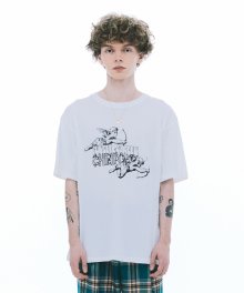 TWO ANGELS T SHIRT (WHITE)