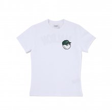 말본 스크립트 라운드 티셔츠 WHITE (WOMAN)