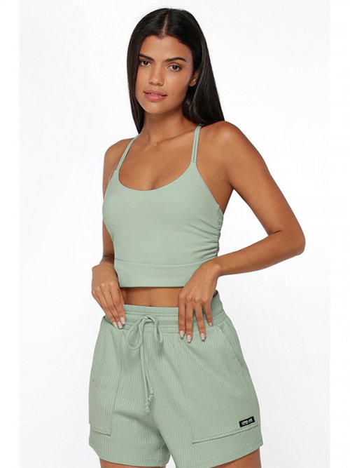 GATHERED TANK BRA COMBO [042239]