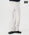 REAL WIDE BELTED DENIM WHITE / WIDE