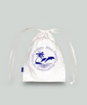 딜라잇풀(DELIGHTPOOL) Dolphin twins beach bag - White