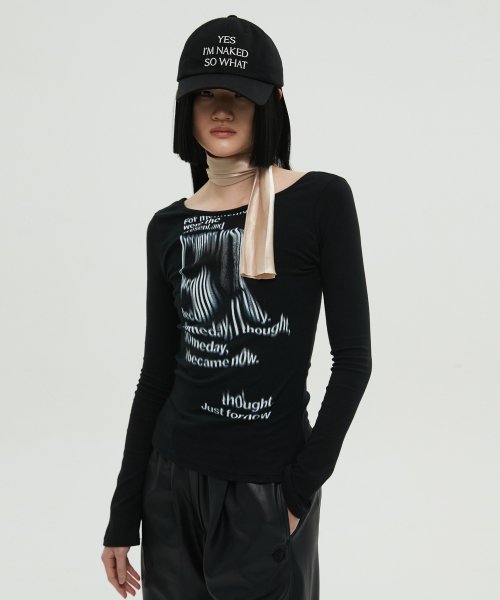나체(NACHE) FLOW SLIM FIT LONG SLEEVE BLACK - 사이즈 & 후기