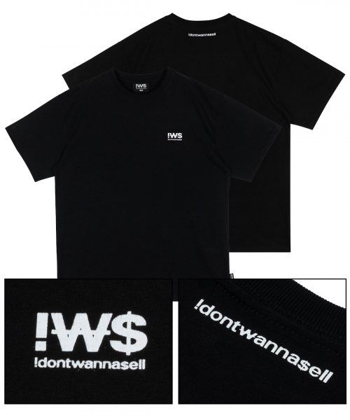 아이돈워너셀(IDWS) BASIC SIDE LOGO BLACK T - 사이즈 & 후기 | 무신사