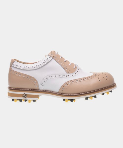 ALL CLASSIC Golf Noble Derby Classic Golf Shoes - Light Brown
