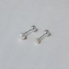[SILVER] SV PEARL PIERCING (2 SIZE)