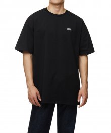 OTW 오버사이즈 로고 반소매 티셔츠 - 블랙 / VN0A7PZPBLK1