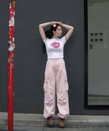 lotsyou_ Lindsay Cargo Pants Light Pink
