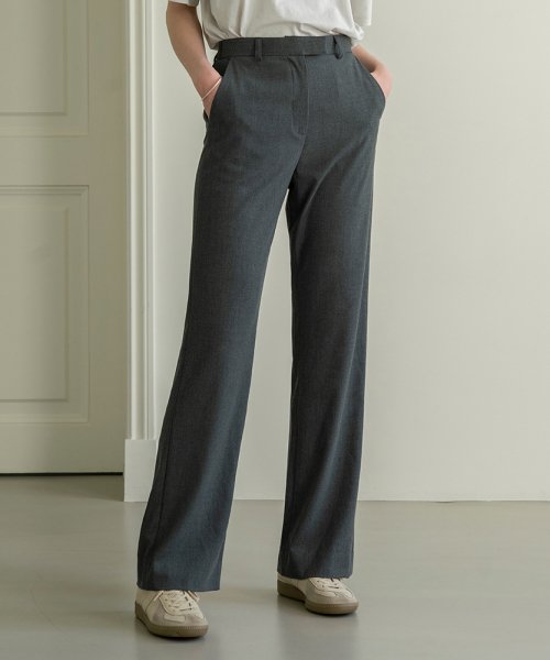 パンツ Siyazu [Exclusive]SIPT7095 Side Banding W Essential Slacks_2 시야쥬(SIYAZU) SIPT7048 side banding essential