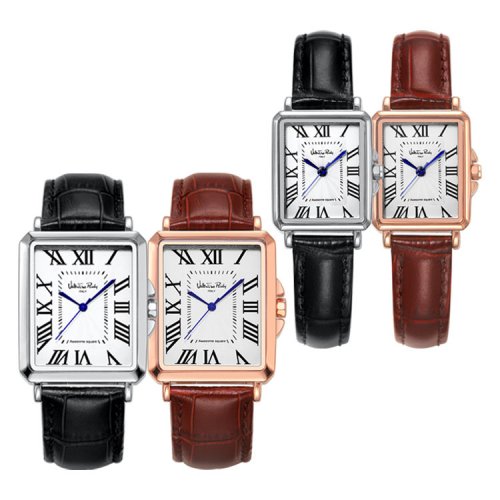 Classic Square Women's Watch  Women's Square Leather Watch