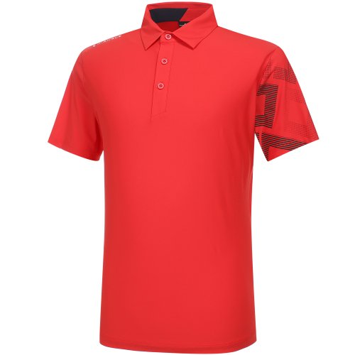 와이드앵글(WIDEANGLE) HSS 슬리브 로고 반팔 티셔츠 M_Red - 79,000 | 무신사 스토어