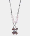 그레이노이즈(GRAYNOISE) Stitch heart necklace