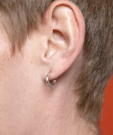 BA003 [Silver925] Thin angled earrings