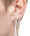BA006 [Surgical steel] Simple round earrings