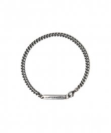 BA016 [Silver925] Simple antique chain bracelet