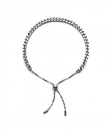 BA019 [Surgical steel] Adjustable chain bracelet