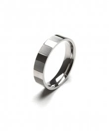 BA026 [Surgical steel] Stripe pattern ring