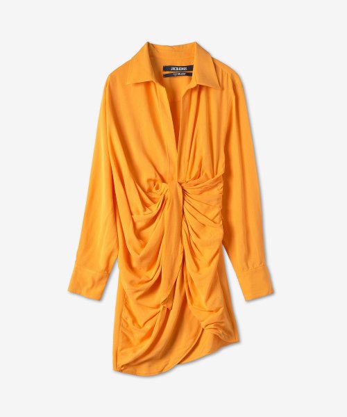 자크뮈스(jacquemus) 라 로브 바이아 원피스 - 오렌지 / 213DR0091004750