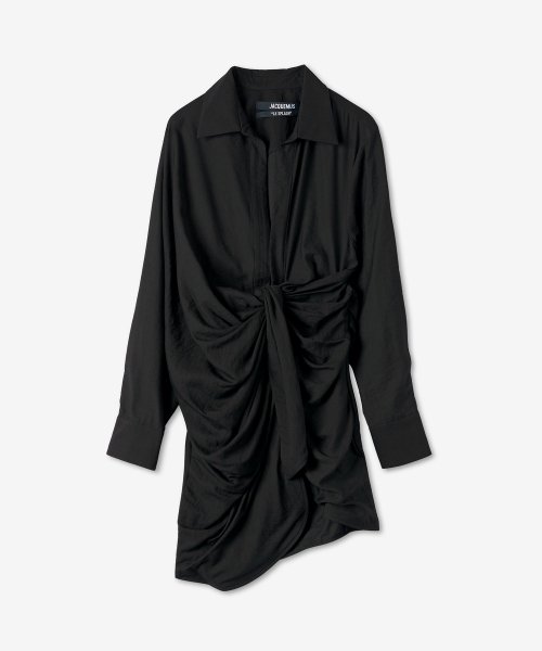 자크뮈스(jacquemus) 라 로브 바이아 원피스 - 블랙 / 213DR0091020990