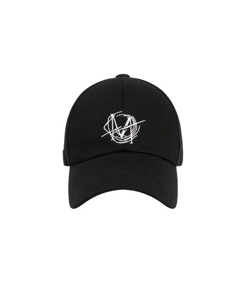 MUSINSA | MAISON MINED SIGNATURE LOGO CAP BLACK