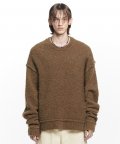 PANDORA BOUCLE PULLOVER KNIT BROWN