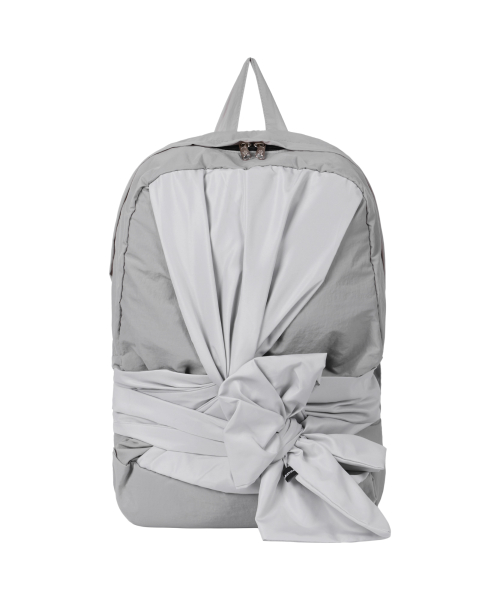 이우가마카라스(IUGAMAKARAS) Knotted Backpack Type A (Nylon-Silver
