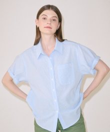 Half Shirts_sky blue