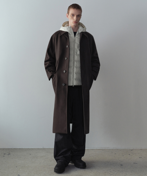 Пальто балмакаан оверсайз MTR [Dark Brown]