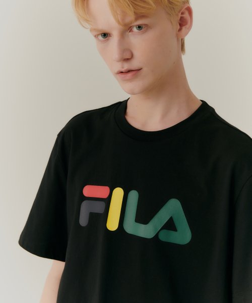 휠라(FILA) 멀티 리니어 반팔티셔츠(FE2RSE5304XBLK) - 사이즈 & 후기 | 무신사 휠라(FILA)  멀티 리니어 반팔티셔츠(FE2RSE5304XBLK)... 