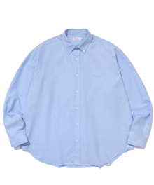 [ONEMILE WEAR] OXFORD SMALL ARCH BIG SHIRT BLUE