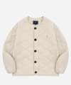 (24SS) WARM+ UP QUILTING JACKET IVORY