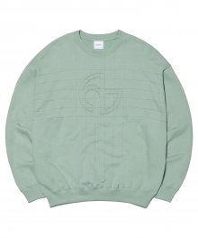 STITCHED SYMBOL SWEATSHIRT - MINT