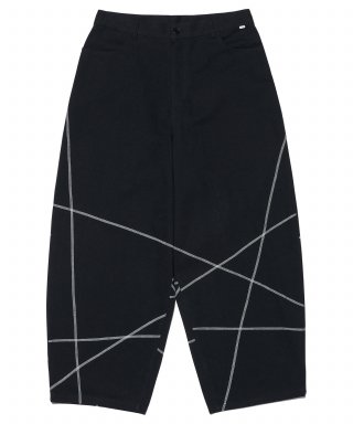 노매뉴얼(NOMANUAL) S.L WIDE PANTS - BLACK