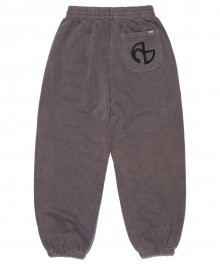 OVERDYED SWEATPANTS - BROWN