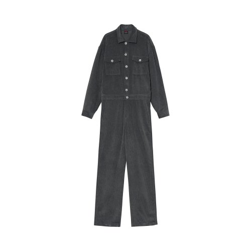 CASA CORDUROY JUMPSUIT [CHARCOAL]
