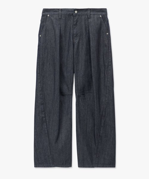 Широкие джинсы с изгибом, комплект — Denim