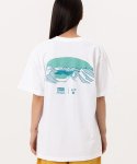 브로이스터(BROISTER) 한국의 산 시리즈 그래픽 반팔 라운드 넥 티셔츠 백두산 화이트