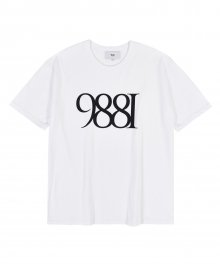 9881 반팔 티셔츠 WHITE