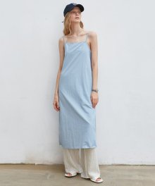 MOOD SLEEVELESS LONG DRESS_SKY BLUE