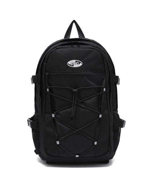 MUSINSA | ISTKUNST UUU Oval Logo Backpack Black (IK2CFMAB50A)