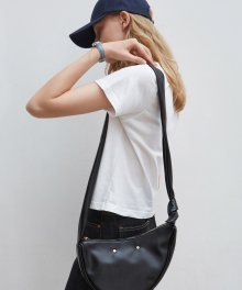 SHOULDER HALF MOON BAG_BLACK