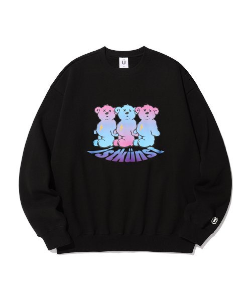 THREE BEAR SWEATSHIRTS_BLACK(IK2CFMM450A)