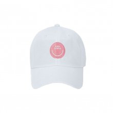 [판매종료] 시그니처 로고 BIG SMILE BALL CAP_ WHITE&PINK