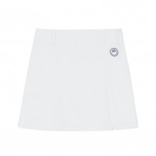 [판매종료] Emblum Slit Skirt  슬릿 스커트 WHITE