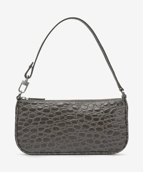 leather circle bag_cement grey — PAL OFFNER