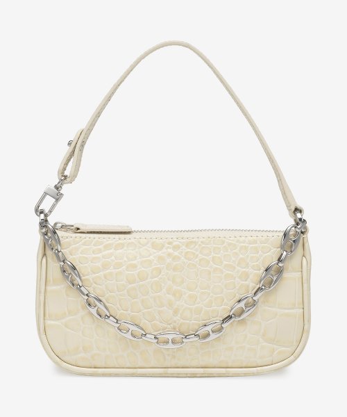 MUSINSA BY FAR Women s Mini Rachel Crocker Embossed Leather