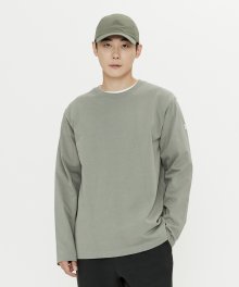 헤리티지 긴팔 티셔츠 Light Khaki (S22FMRTL10)