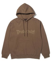 TRUTH ONLY HOODIE - BROWN